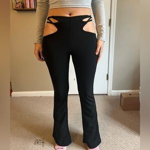 Hip Cut out Pants size Small